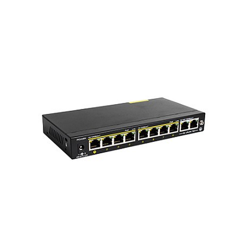 CYGNUS S1008-120 - SWITCH CCTV ETHERNET PoE+ 8 PUERTOS